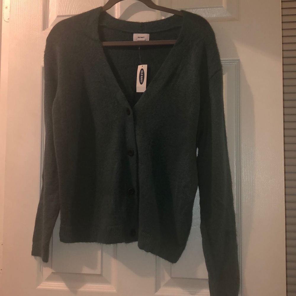Ladies dark teal sweater
